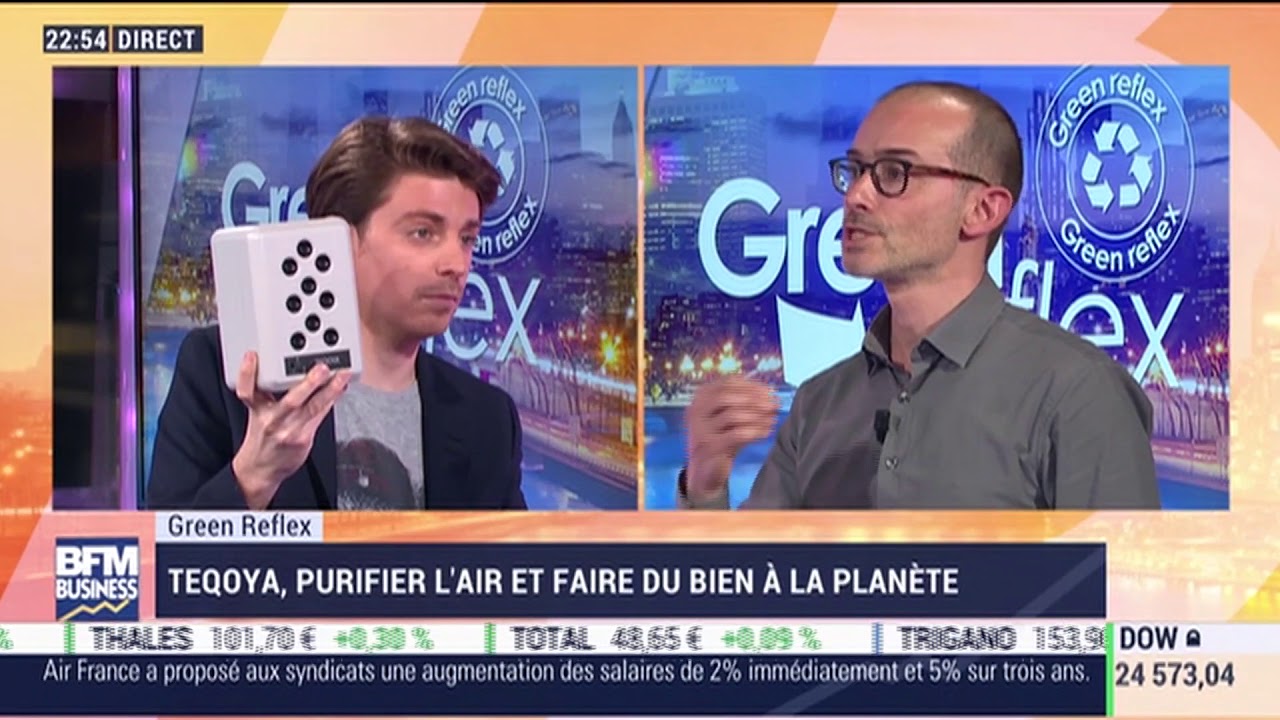 Teqoya un purificateur bon pour la planete sru BFM