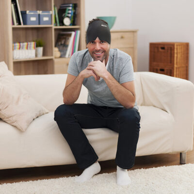 Bonnet anti migraine poche de gel froid g4