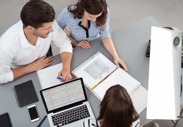 Utilisation lampes de luminothérapie