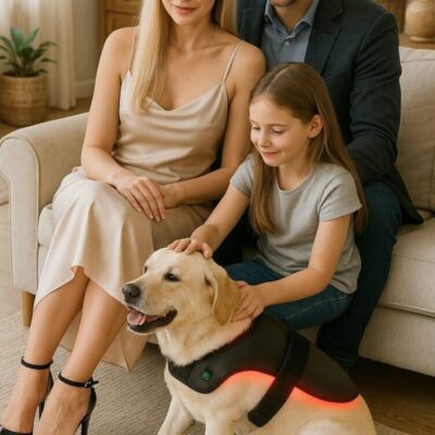 Ceinture de luminothérapie photothérapie à lumière rouge pour chats et chiens SOLVITAL CCC