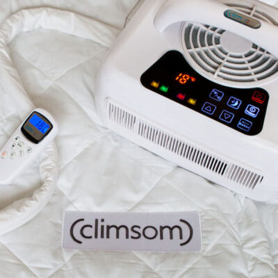 Surmatelas climatise rafraichissant et chauffant double 2 personnes climsom. G5